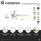Kingston Brass Universal Front or Side Mount Toilet Tank Lever, Brushed Nickel KTNXD8 - alternate 2