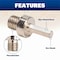 Marshalltown Drill adapter for Hole Saw, Milling Bit and Milling Cone, Diamond DTTA - alternate 7