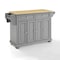 Crosley Alexandria Wood Top Kitchen Island/Cart KF30201AGY - alternate 1