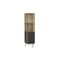 Homeroots 18in Brown and Black and Brown Corner Bar Cabinet With Eleven Shelves 488502 - alternate 1
