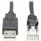 Eaton EATON USB-A To Rj45 Rollover Console Cable M/m, Cisco Compatible, 250 Kbps, 10 Ft. U009-010-RJ45-X - alternate 1