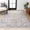 Jonathan Y Edith Distressed Medallion Low-Pile Machine-Washable Cream/Light Gray 5 ft. x 8 ft. Area Rug WSH315A-5 - alternate 8