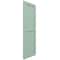 Ekena Millwork True Fit PVC Farmhouse/Flat Panel Combination Fixed Mount Shutters, Seaglass, 18W x 80H, PR TFP101FC18X080SG - alternate 12