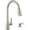 Delta Greydon Pull-Down Kitchen Faucet, 1.8 gpm, 1-Handle, 1, 2, 3, 4-Faucet Hole 19826Z-SPSD-DST - alternate 1