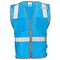 Dome75 Hi-Vis Safety Vest LG/XL Class Non-ANSI/Enhanced Visibility , Zipper 2 Pockets, 1 Mic Tab DV1281 - alternate 1