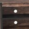 Homeroots 55in Brown And Black Open shelving TV Stand with Bookcase 480470 - alternate 7