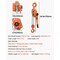 Vevor Manual Lever Chain Hoist 3/4T 1650lbs 10ft Lift Alloy Steel for Warehouse HSH0.75T - alternate 8