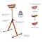 Bora Portamate Bora Portamate 24 in. L X 5 in. W X 43.75 in. H Stand Work Support Stand 150 lb. cap. PM-5093 - alternate 5