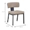 Leisuremod Teres Leather Dining Chair, Steel Legs & Poplar Wood Core TC19LTP - alternate 10