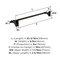 Amerock Davenport Oil Rubbed Bronze Transitional 18 in 457 mm Towel Bar BH36053ORB - alternate 4