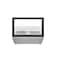 Koolmore 31 in. Countertop Ice Cream Display case with 4 Pans and Glass Sneeze Guard in Stainless-Steel KM-CGD-8HP - alternate 9