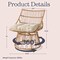 Alaterre Furniture Alaterre Servana Outdoor Swivel Wicker Chair with Cushion Tan Boho Patio Lounger Design 80-OUTD-SERAVA-CH - alternate 5