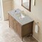 James Martin Vanities Kinnsden 48" Sgl Vanity, Weathered Oak, 3 CM Victorian Silver Silestone Top, FreePower WirelessCharger D680-V48-WTO-FVSL - alternate 9