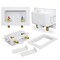 Everflow Washing Machine Outlet Box W/ Valves 1/2'' MIP/ SWT; White ABS SB300-T - alternate 7