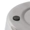 Happimess Remi Modern Classic Textured Steel 2 Gal Waste Bin, Polished Steel, 2PK HPM1112E-SET2 - alternate 6