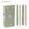 Deli NUSIGN Retractable Gel Pen 0.5mm, Blue Ink, Assorted Barrels, 12PK ENS576-BL - alternate 1