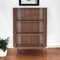 Homeroots 57" Natural and Brown Wood Three Tier Bookcase 517721 - alternate 8