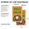 Signmission Taco Salad, Vinyl Decals Only 24 Inch x 36 Inch, Vinyl Decal, 2PK DSB-2436-2PACK-Taco Salad - alternate 2