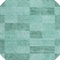 Homeroots 8' Blue And Aqua Round Geometric Washable Indoor Outdoor Area Rug 604895 - alternate 7