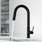 Vigo Hart Hexad Single Handle Pull-Down Spout Kitchen Faucet in Matte Black VG02034MB - alternate 7