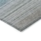 Homeroots 8' Sky Blue Round Striped Washable Indoor Outdoor Area Rug 608141 - alternate 7