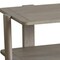 Homeroots 45" Natural Solid Wood Distressed Coffee Table With Shelf 653945 - alternate 6
