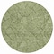 Homeroots 8' Olive Green And Light Green Round Floral Washable Indoor Outdoor Area Rug 594649 - alternate 7