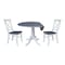 Whitewood Industries Extension Dining Tables, 45 in L, 38 in H, Parawood, 3 Piece Set K05-42DPT-C613-2 - alternate 3