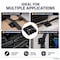 Kable Kontrol Adhesive Cable Tie Mounts, 3/4" Sq, UV Black Nylon, PK100 CT284 - alternate 6