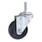 Service Caster 3.5 Inch Soft Rubber Wheel Swivel 3/8 Inch Threaded Stem Caster SCC-TS20S3514-SRS-381615 - alternate 1