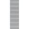 Homeroots 8' Beige And Gray Striped Distressed Indoor Outdoor Runner Rug 559068 - alternate 7