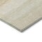 Homeroots 8' Salmon Round Striped Washable Indoor Outdoor Area Rug 608512 - alternate 9