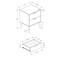 Monarch Specialties Accent Table, Bedroom, Living Room, Nightstand, Side Table, Storage Drawer, Grey, Contemporary I 3608 - alternate 5