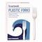 Boardwalk Mediumweight Polystyrene Cutlery, Fork, White, PK100 PK BWK FORKMWPS - alternate 7