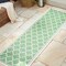 Jonathan Y Trebol Moroccan Trellis Textured Weave Cream/Green 2 ft. x 8 ft. Indoor/Outdoor Runner Rug SMB109I-28 - alternate 7