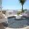 Homeroots 8' Black Round Oriental Washable Indoor Outdoor Area Rug 563831 - alternate 9