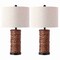 Jonathan Y Elicia 25" Coastal Water Hyacinth LED Table Lamp, Dark Brown, 2PK JYL6502B-SET2 - alternate 8