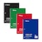 C-Line Products 9" x 11" Assorted College Ruled 3-Subject Spiral Notebook, 1/EA, 12/BX 22400-CT - alternate 1