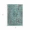 Homeroots 3' X 5' Teal Blue And Turquoise Medallion Washable Indoor Outdoor Area Rug 616076 - alternate 8