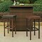 Crosley Palm Harbor 2Pc Wicker Backless Outdoor Bar Stool Set CO7108-BR - alternate 8