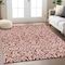Homeroots 10' X 14' Red And Ivory Damask Washable Indoor Outdoor Area Rug 595192 - alternate 7