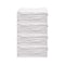 Homeroots Set of Twelve White Cotton 15" X 25" Hand Towel Set, 12PK 491250 - alternate 5