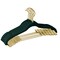 Simplify 6 Pack Velvet Hangers with Clips in Emerald 23250-G-EMERALD - alternate 6