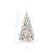 Homeroots 7' Pre Lit Full Flocked Pine Christmas Tree 713097 - alternate 6