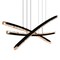 Cwi Lighting Saber Integrated LED Black Chandelier, 54inW 1710P70-3-101 - alternate 8