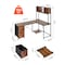 Vevor L-Shaped Gaming Desk with LED Lights 62.2 in Reversible Corner Computer Desk DX0202-C250338D-01 - alternate 8