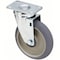 Zoro Select Swivel Plate Caster, 250 lb., Steel P12KS-RCP035K-12 - alternate 1