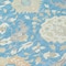 Homeroots 5' X 8' Teal Blue Gray And Ivory Damask Washable Indoor Outdoor Area Rug 599455 - alternate 8