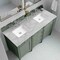 James Martin Vanities Brittany 60'' D Vanity, Smokey Celadon w/ Victorian Sil Top w/FreePower Wireless Charger 650-V60D-SC-FVSL - alternate 10