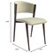 Leisuremod Aspen Modern Leather Dining Side Chair with Iron Legs in Light Grey AC51LGR - alternate 7